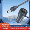 Digital display car PD fast charger with DC power supply 12-24V input