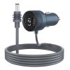 Digital display car PD fast charger with DC power supply 12-24V input